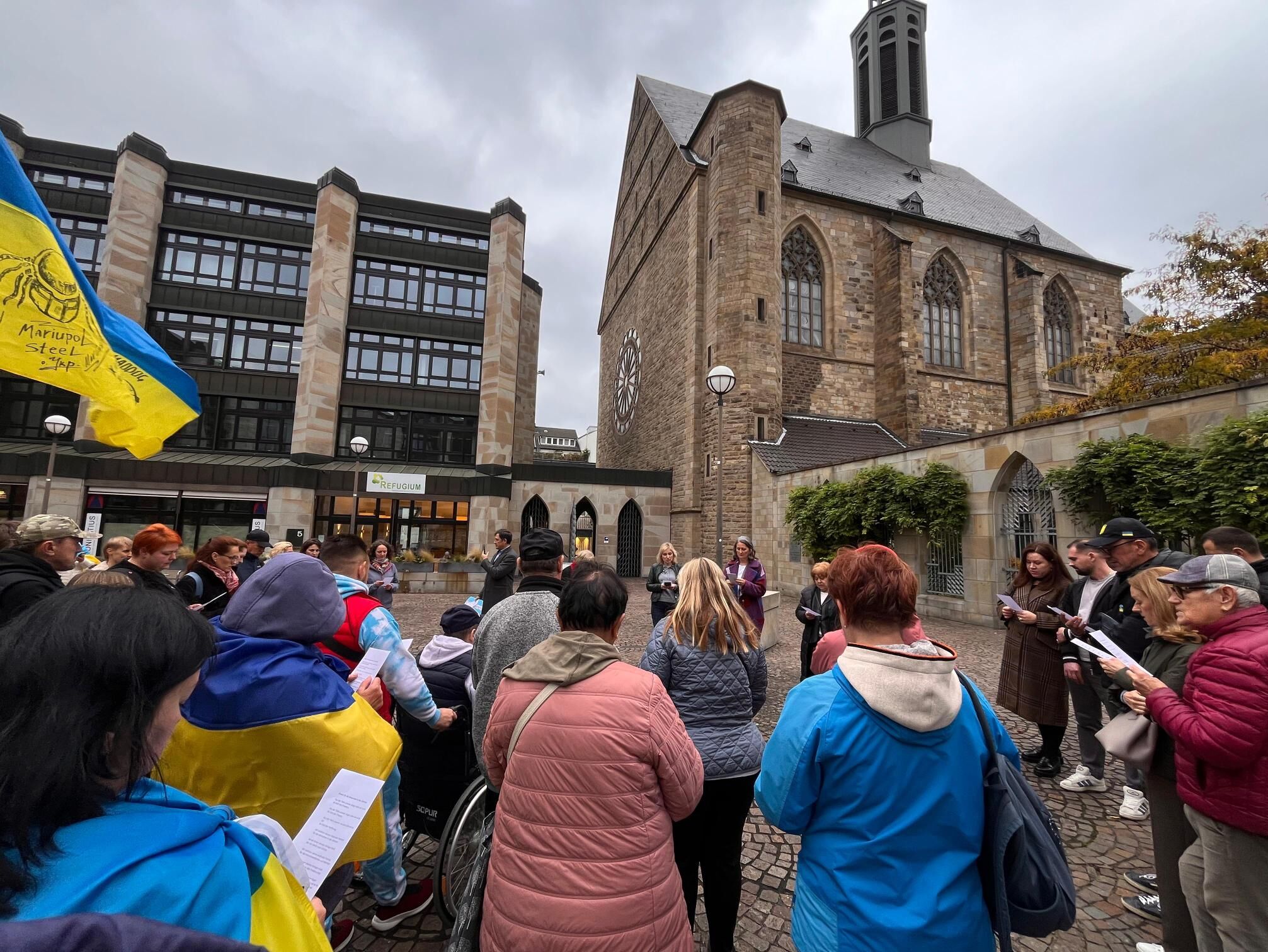 Friedensgebet im Propsteihof